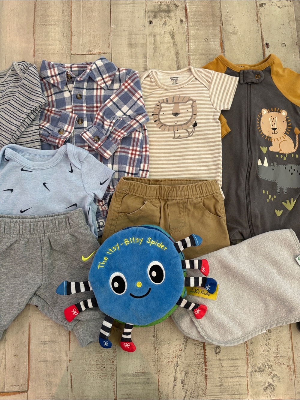 Carter’s 9 Piece 0-3 Months Baby Boys Bundle